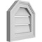 Ekena Millwork Octagonal Top Surface Mount PVC Gable Vent w/ 2"W x 1-1/2"P Brickmould Frame, 12"W x 12"H GVPOT12X1202SF - alternate 4